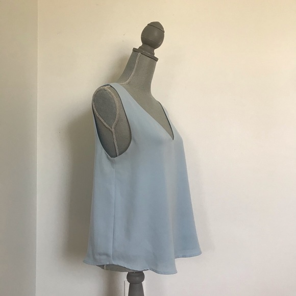 Forever 21 Dusty Blue Top - Picture 3 of 4